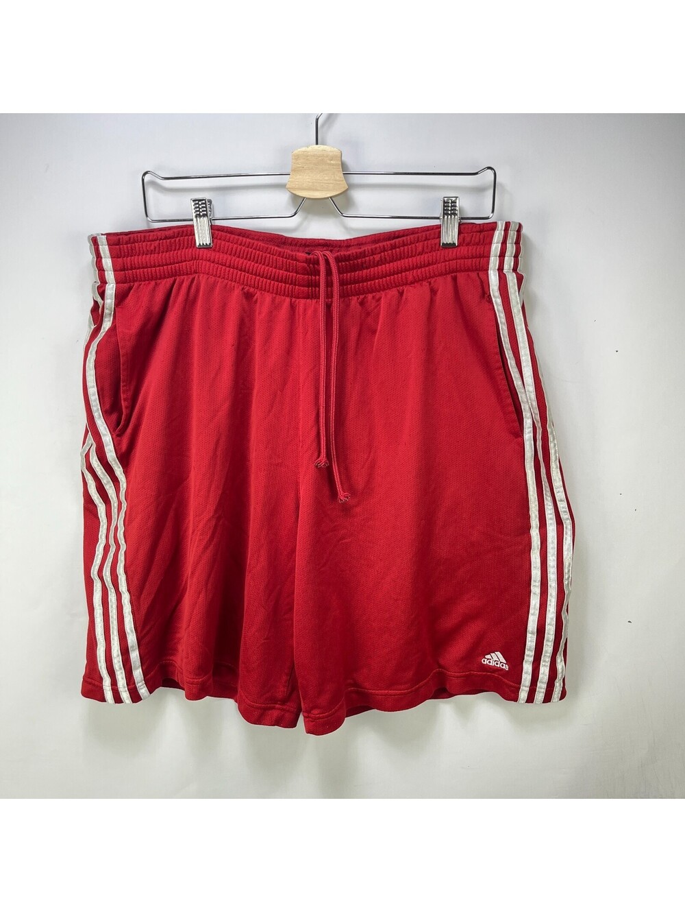 Vintage Y2K Adidas Mesh Drawstring Basketball Shorts XL